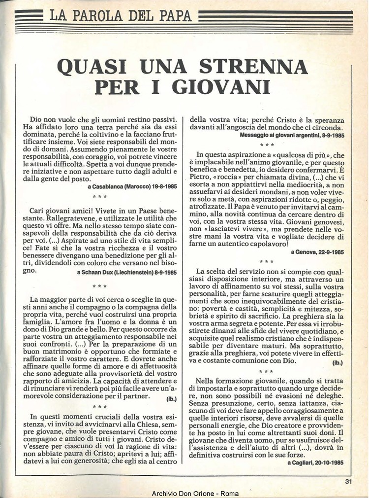 Don Orione, 80, 10, 01-12-1985, pagina 31
