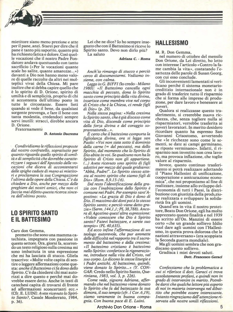 Don Orione, 81, 01, 01-01-1986, pagina 5