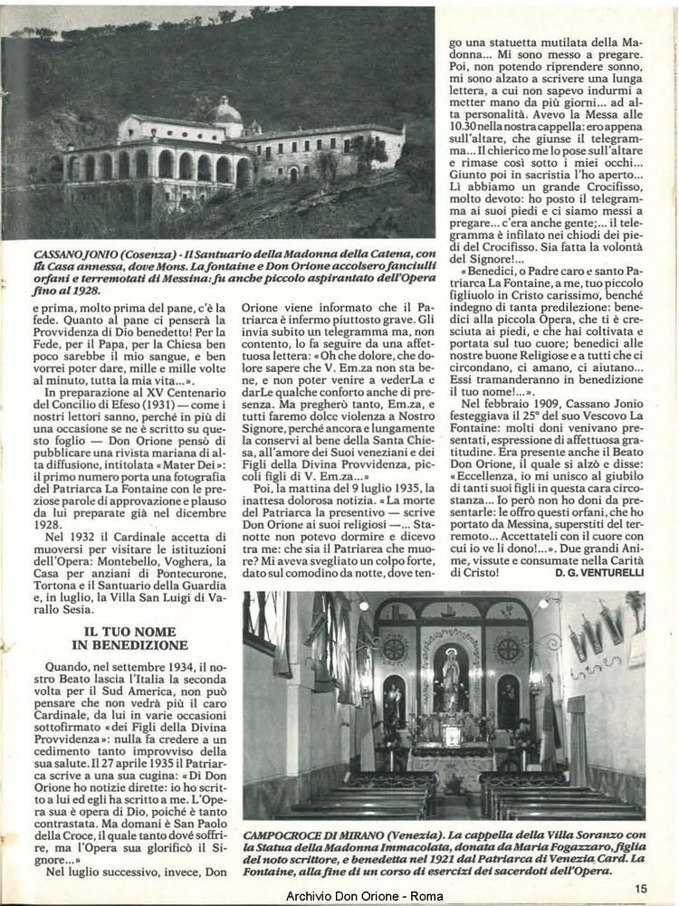 Don Orione, 81, 01, 01-01-1986, pagina 15