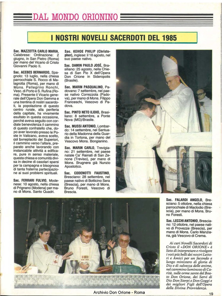 Don Orione, 81, 01, 01-01-1986, pagina 19