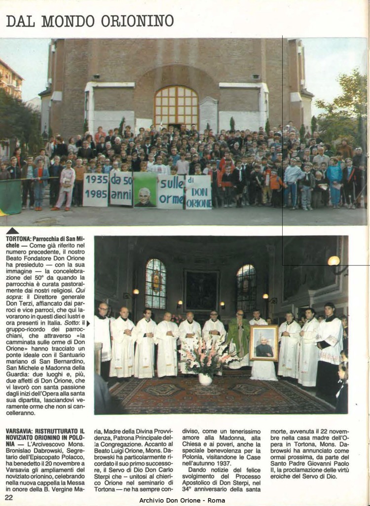 Don Orione, 81, 01, 01-01-1986, pagina 22