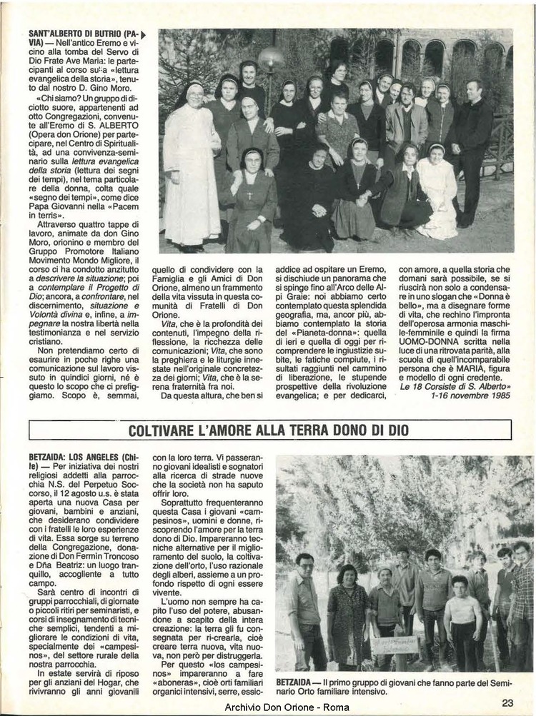 Don Orione, 81, 01, 01-01-1986, pagina 23