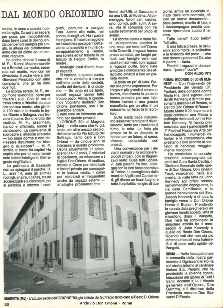 Don Orione, 81, 01, 01-01-1986, pagina 26