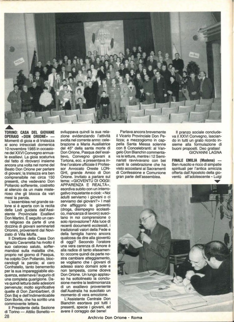 Don Orione, 81, 01, 01-01-1986, pagina 28