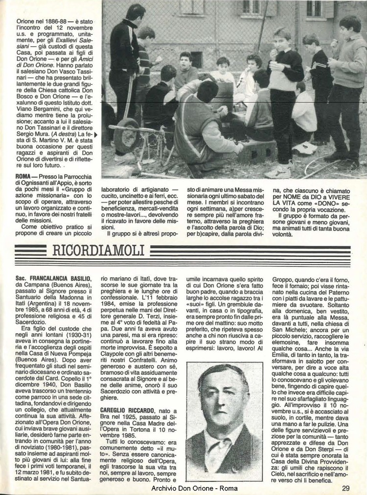 Don Orione, 81, 01, 01-01-1986, pagina 29