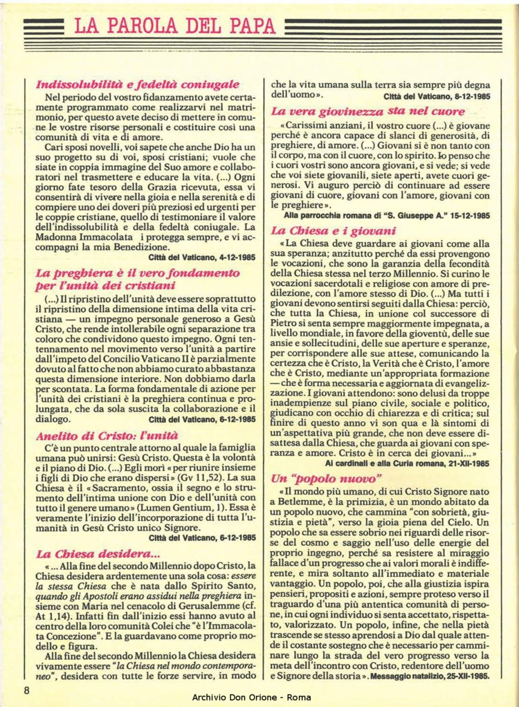 Don Orione, 81, 02, 01-02-1986, pagina 8
