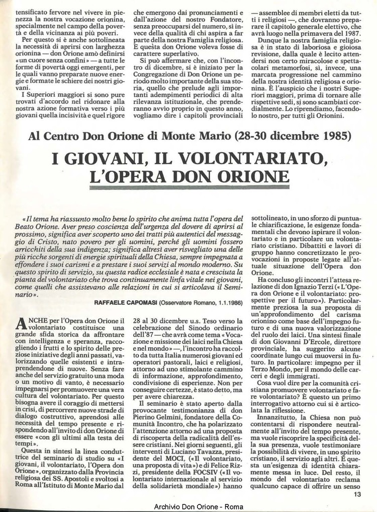 Don Orione, 81, 02, 01-02-1986, pagina 13