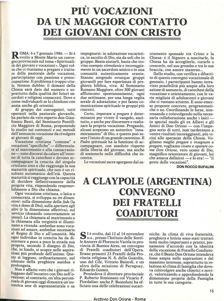 Don Orione, 81, 02, 01-02-1986, pagina 15