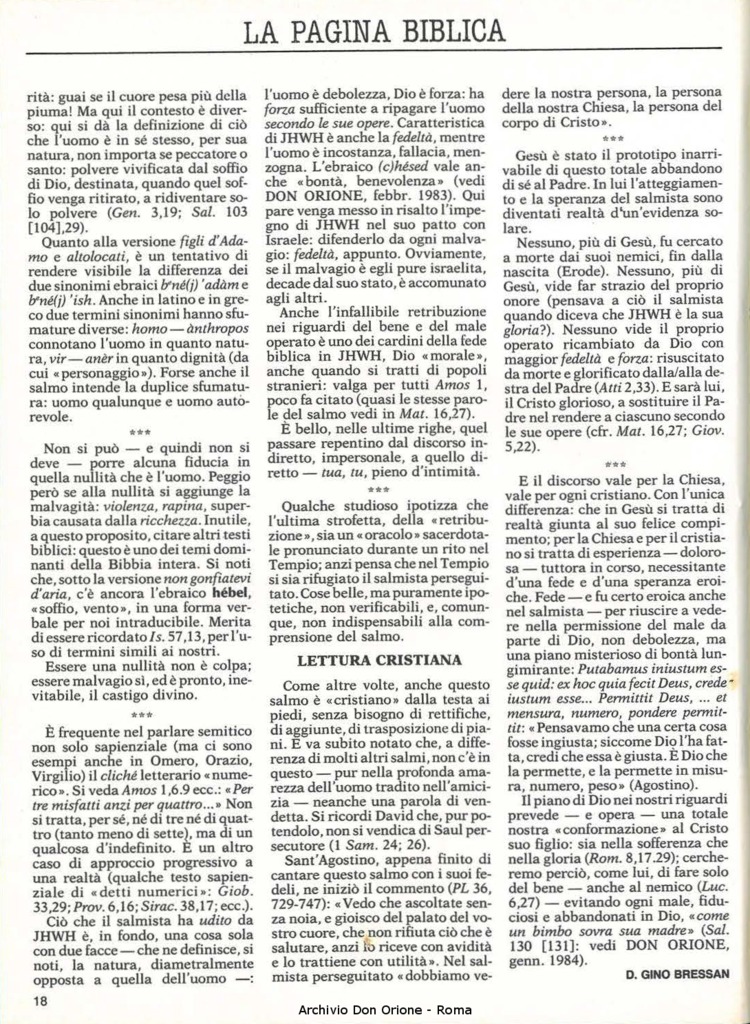Don Orione, 81, 02, 01-02-1986, pagina 18