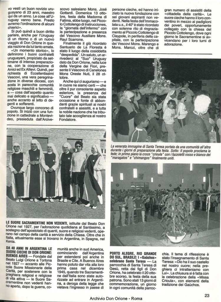 Don Orione, 81, 02, 01-02-1986, pagina 23