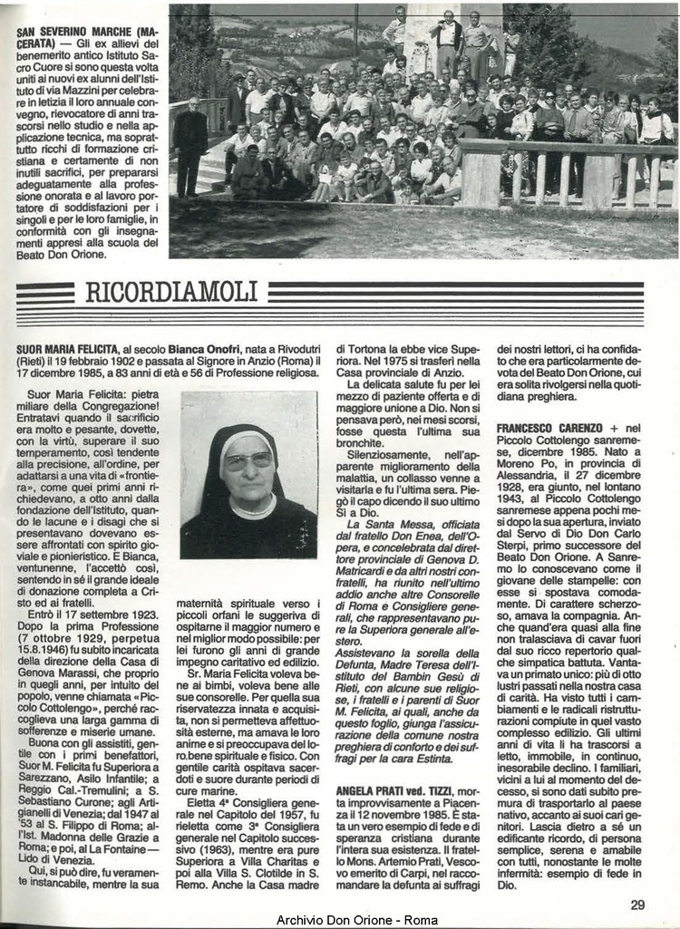 Don Orione, 81, 02, 01-02-1986, pagina 29