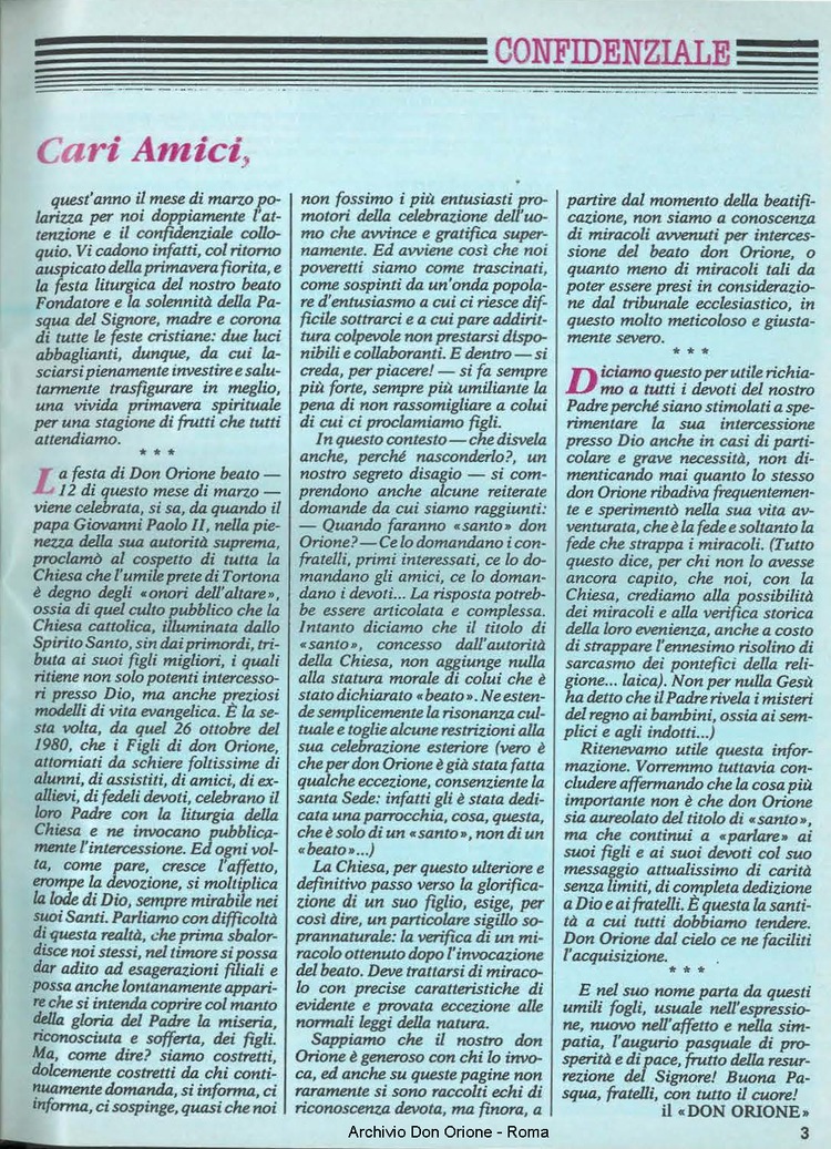 Don Orione, 81, 03, 01-03-1986, pagina 3