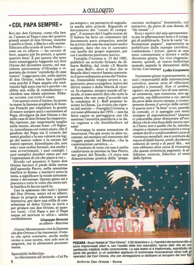 Don Orione, 81, 03, 01-03-1986, pagina 6