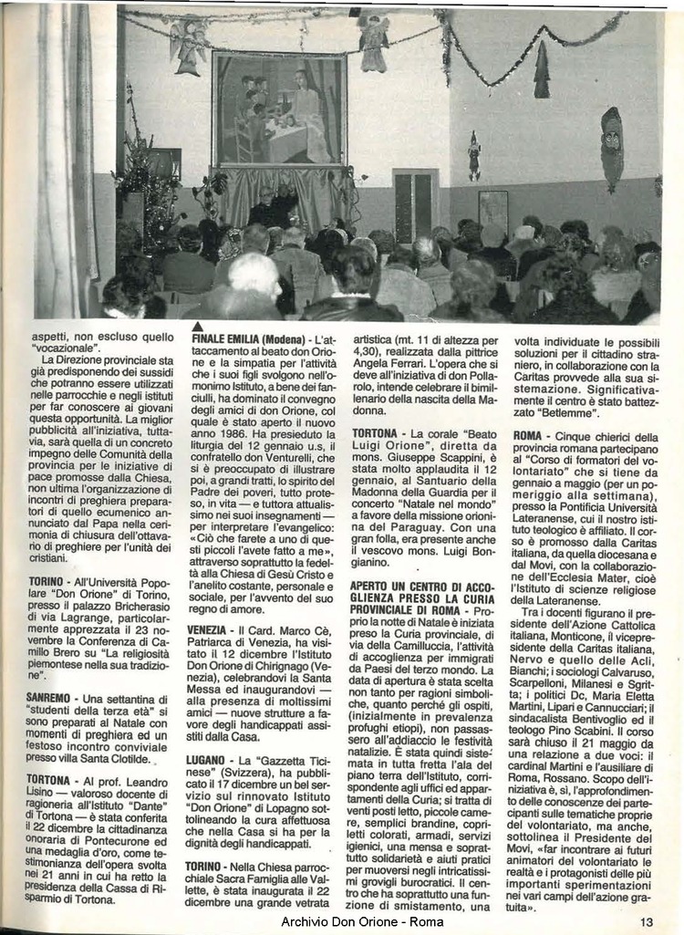 Don Orione, 81, 03, 01-03-1986, pagina 13