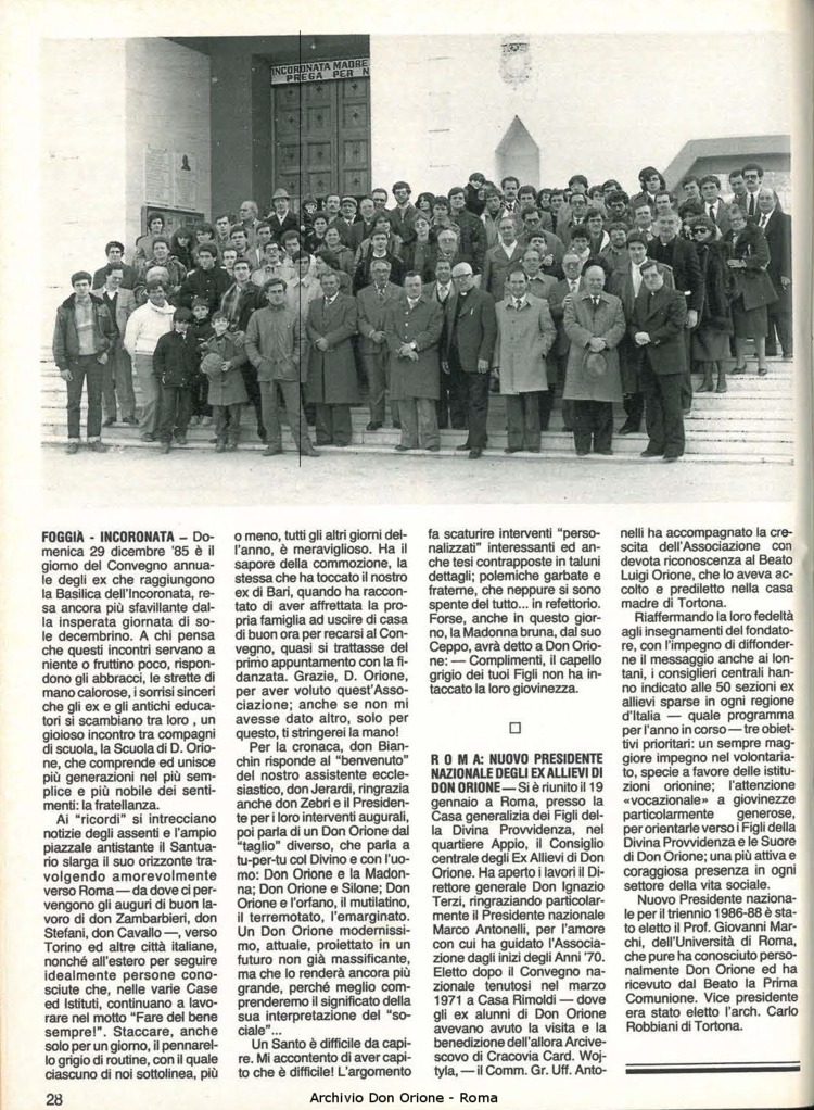 Don Orione, 81, 03, 01-03-1986, pagina 28