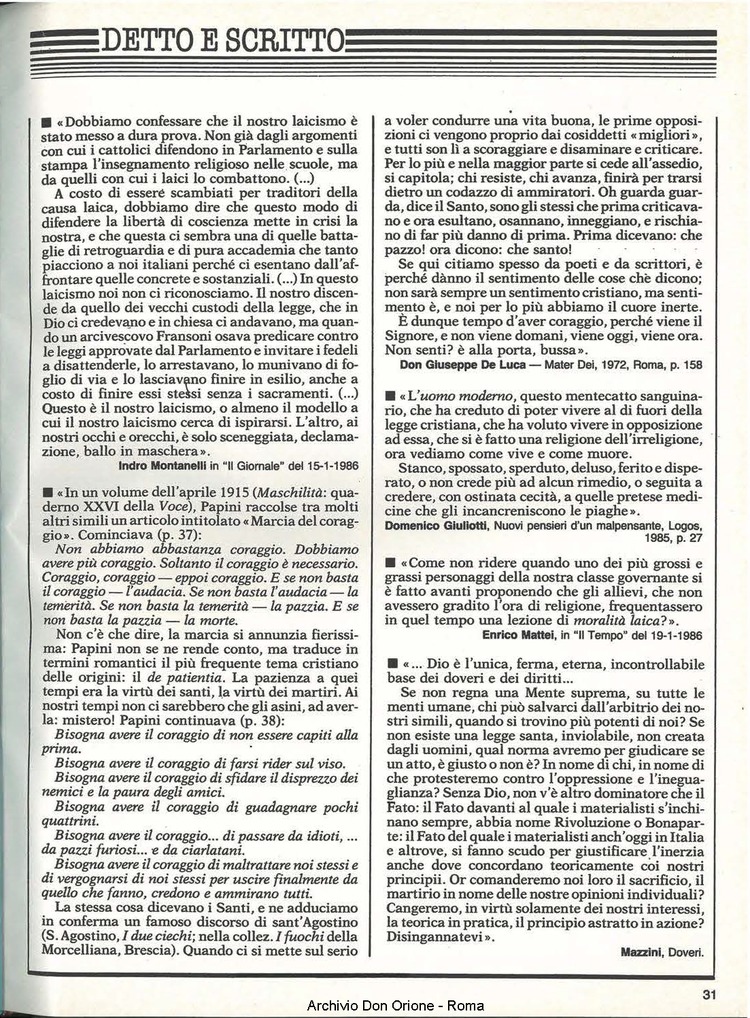 Don Orione, 81, 03, 01-03-1986, pagina 31