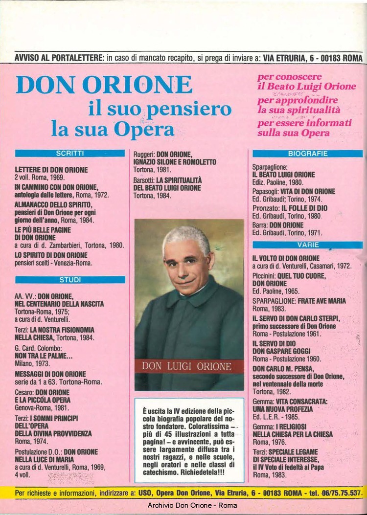 Don Orione, 81, 03, 01-03-1986, pagina 32
