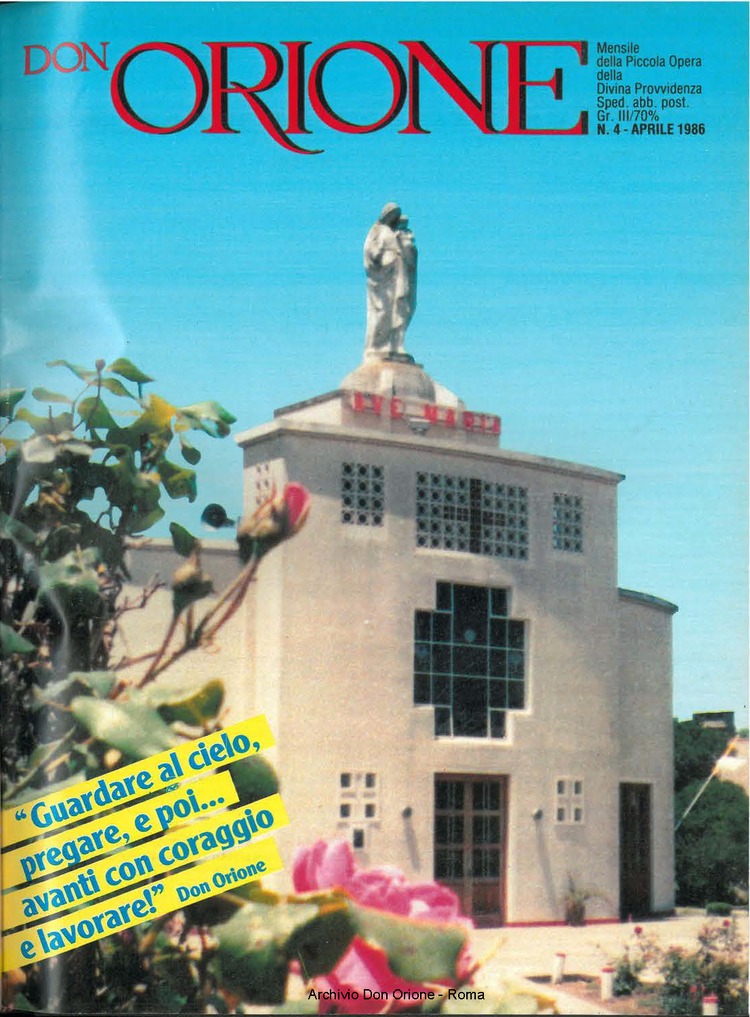Don Orione, 81, 04, 01-04-1986, pagina 1