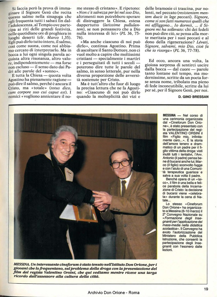 Don Orione, 81, 04, 01-04-1986, pagina 19