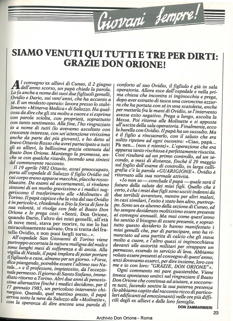 Don Orione, 81, 04, 01-04-1986, pagina 23