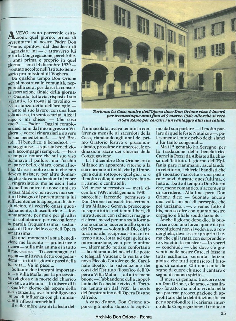 Don Orione, 81, 04, 01-04-1986, pagina 25