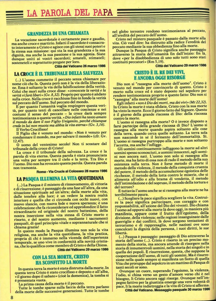 Don Orione, 81, 05, 01-05-1986, pagina 8