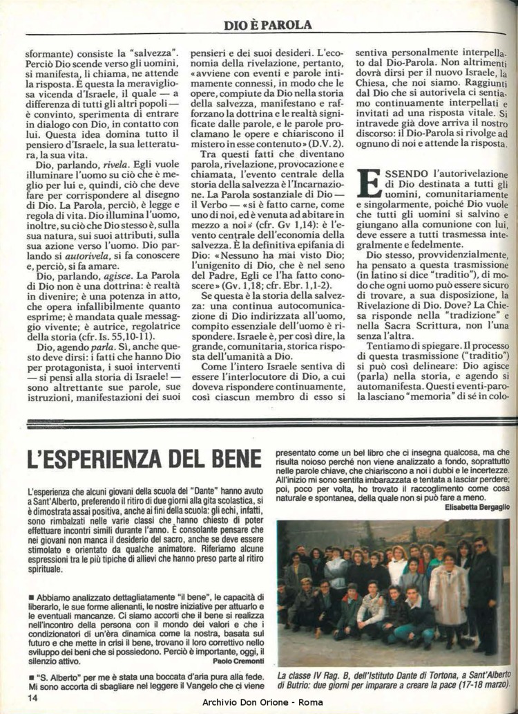 Don Orione, 81, 05, 01-05-1986, pagina 14