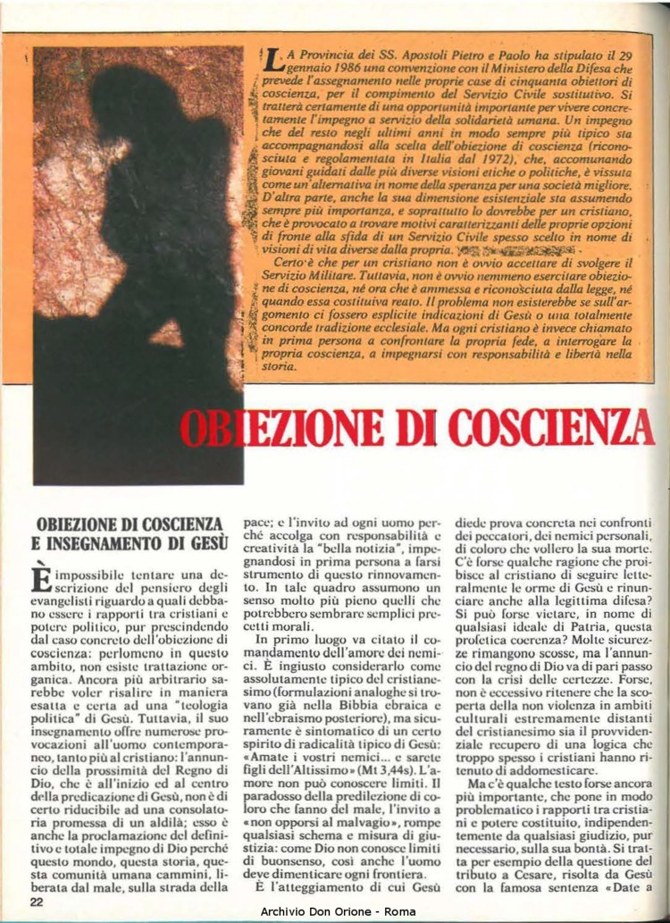 Don Orione, 81, 05, 01-05-1986, pagina 22