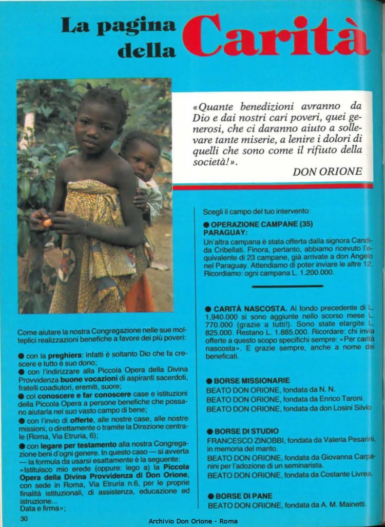 Don Orione, 81, 05, 01-05-1986, pagina 30