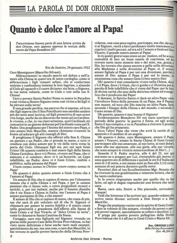Don Orione, 81, 06, 01-06-1986, pagina 2