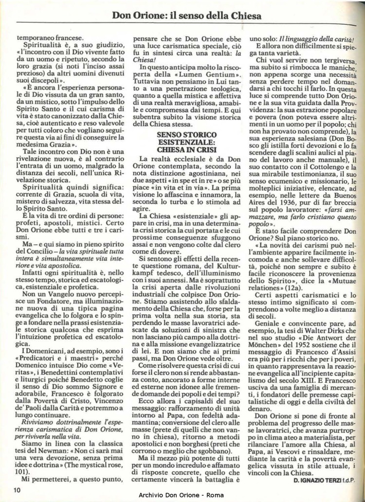 Don Orione, 81, 06, 01-06-1986, pagina 10