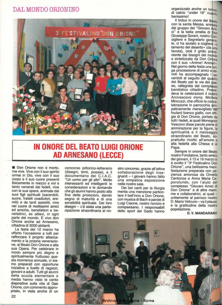 Don Orione, 81, 06, 01-06-1986, pagina 22