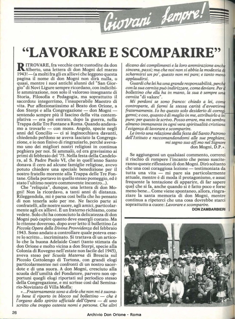Don Orione, 81, 06, 01-06-1986, pagina 26