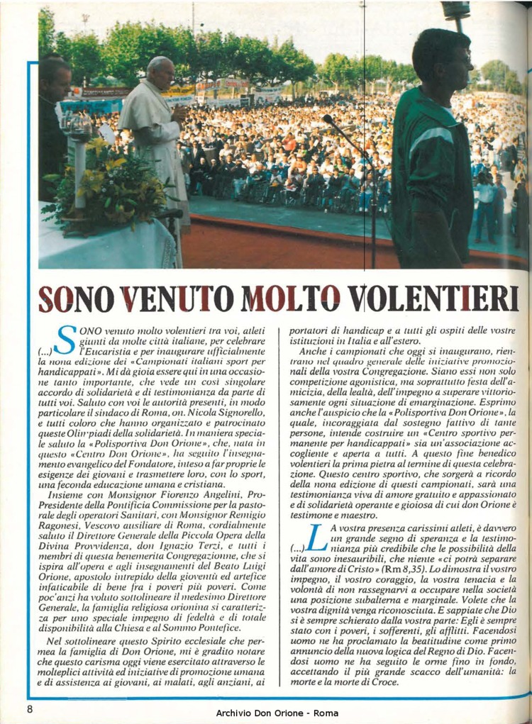 Don Orione, 81, 07, 01-07-1986, pagina 8
