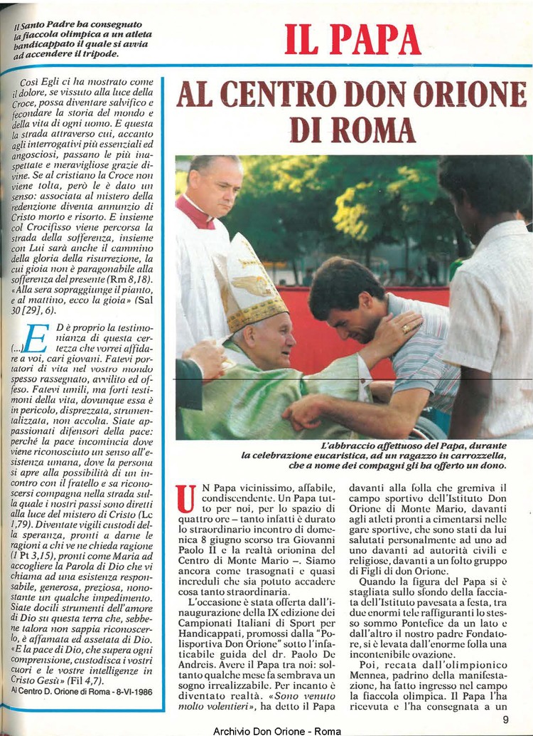 Don Orione, 81, 07, 01-07-1986, pagina 9