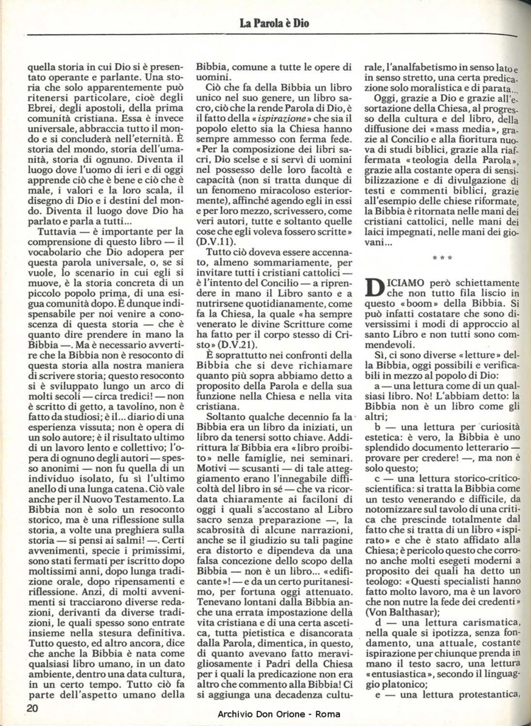 Don Orione, 81, 07, 01-07-1986, pagina 20