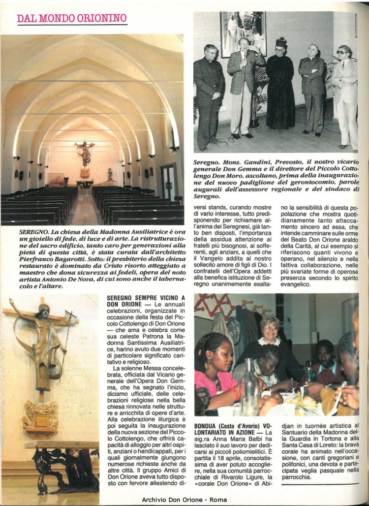 Don Orione, 81, 07, 01-07-1986, pagina 22