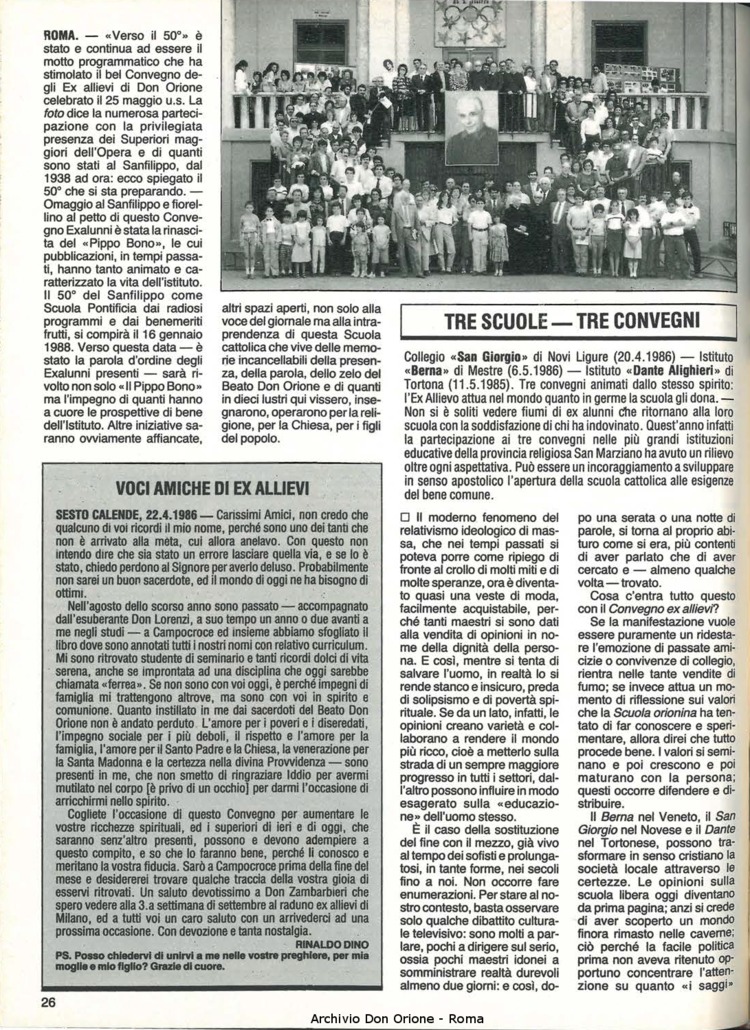 Don Orione, 81, 07, 01-07-1986, pagina 26