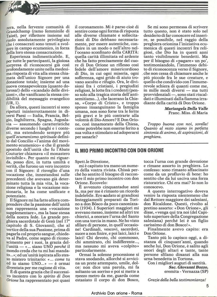 Don Orione, 81, 08, 01-10-1986, pagina 5