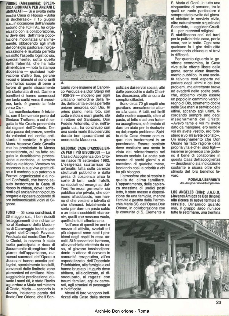 Don Orione, 81, 08, 01-10-1986, pagina 23