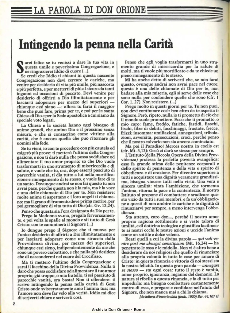 Don Orione, 81, 09, 01-11-1986, pagina 2