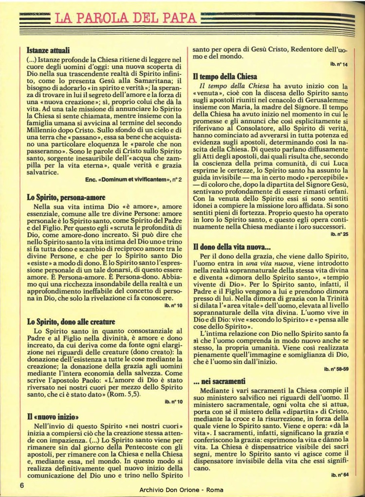 Don Orione, 81, 09, 01-11-1986, pagina 6