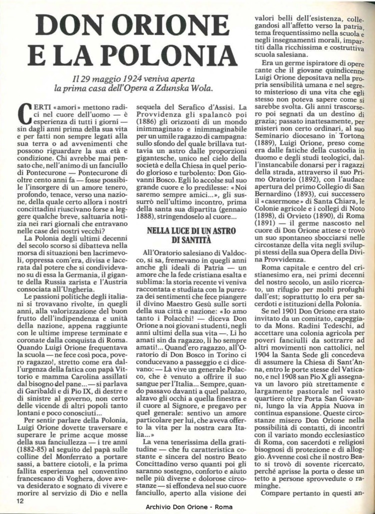 Don Orione, 81, 09, 01-11-1986, pagina 12