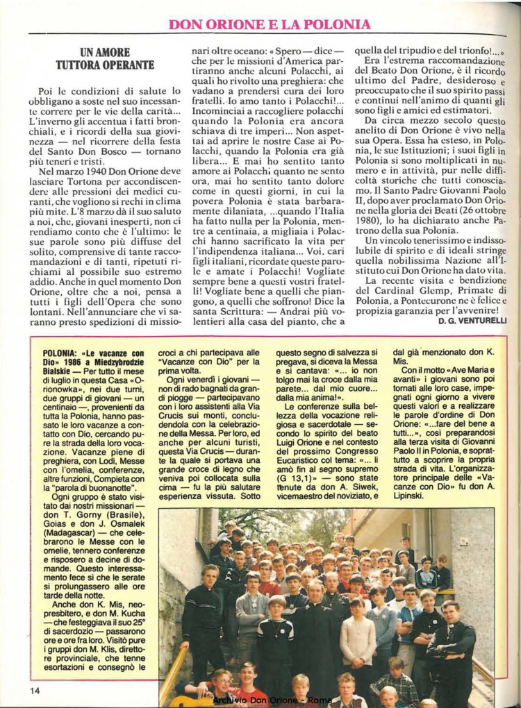 Don Orione, 81, 09, 01-11-1986, pagina 14
