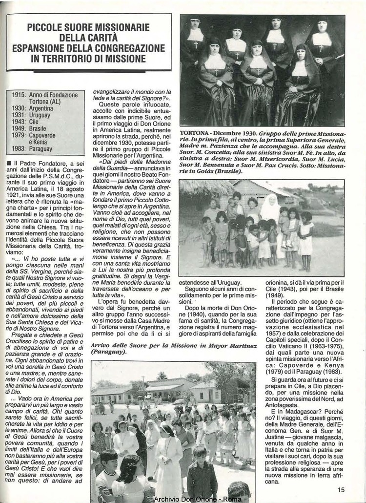 Don Orione, 81, 09, 01-11-1986, pagina 15