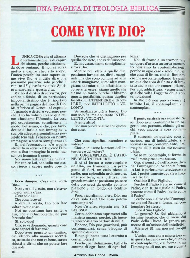 Don Orione, 81, 09, 01-11-1986, pagina 16