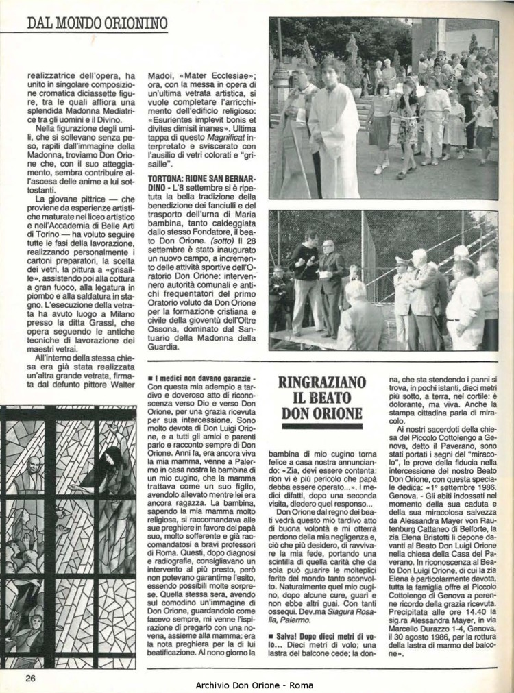 Don Orione, 81, 09, 01-11-1986, pagina 26