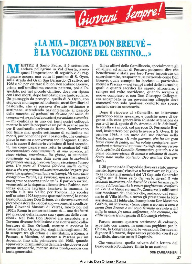 Don Orione, 81, 09, 01-11-1986, pagina 27