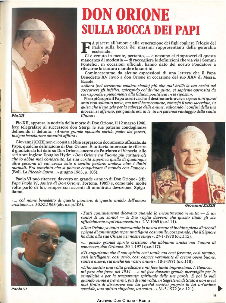 Don Orione, 81, 10, 01-12-1986, pagina 9