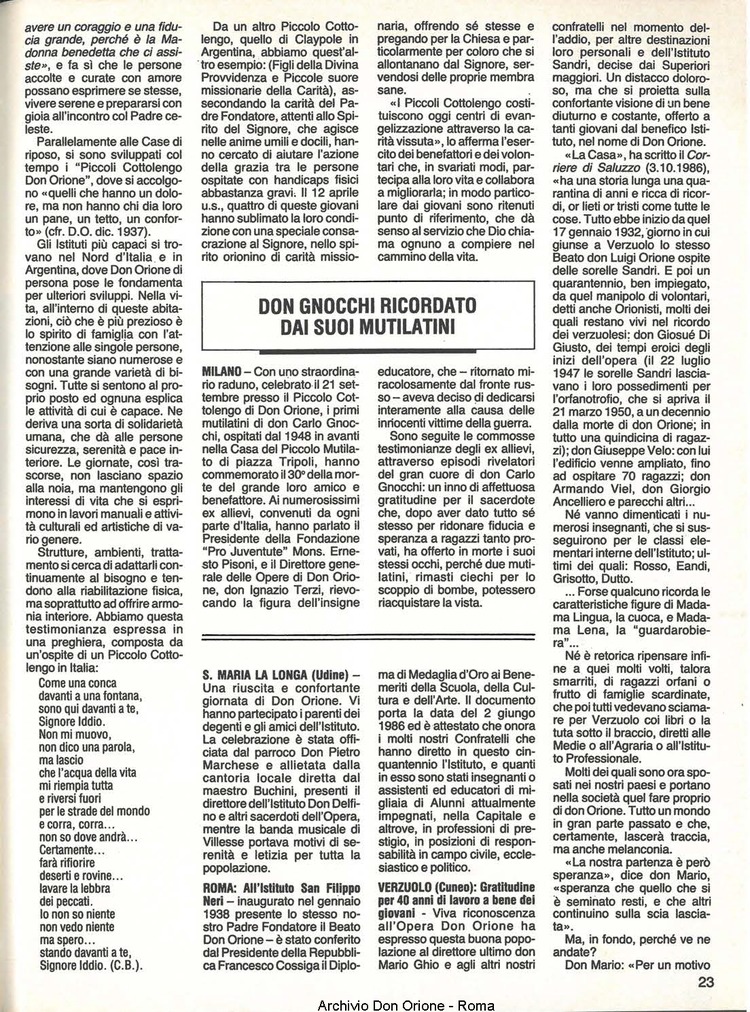 Don Orione, 81, 10, 01-12-1986, pagina 23